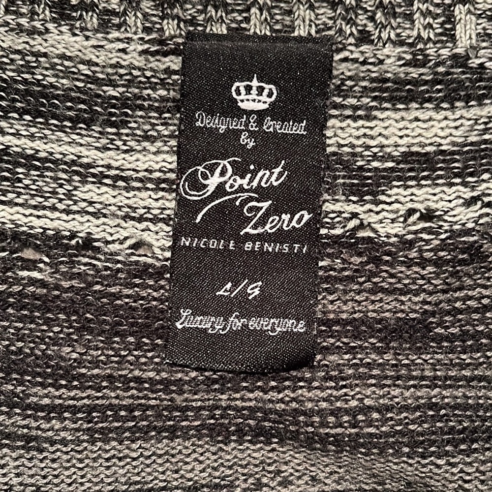 Point Zero Sweater Triangle Heather Pattern - Picture 6 of 8